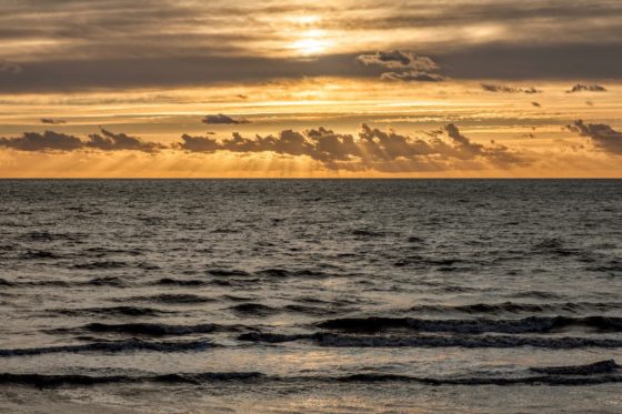 Seaside Sun Rays Photography Print
