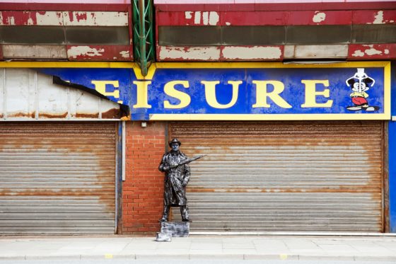 The Living Statue Photography Print